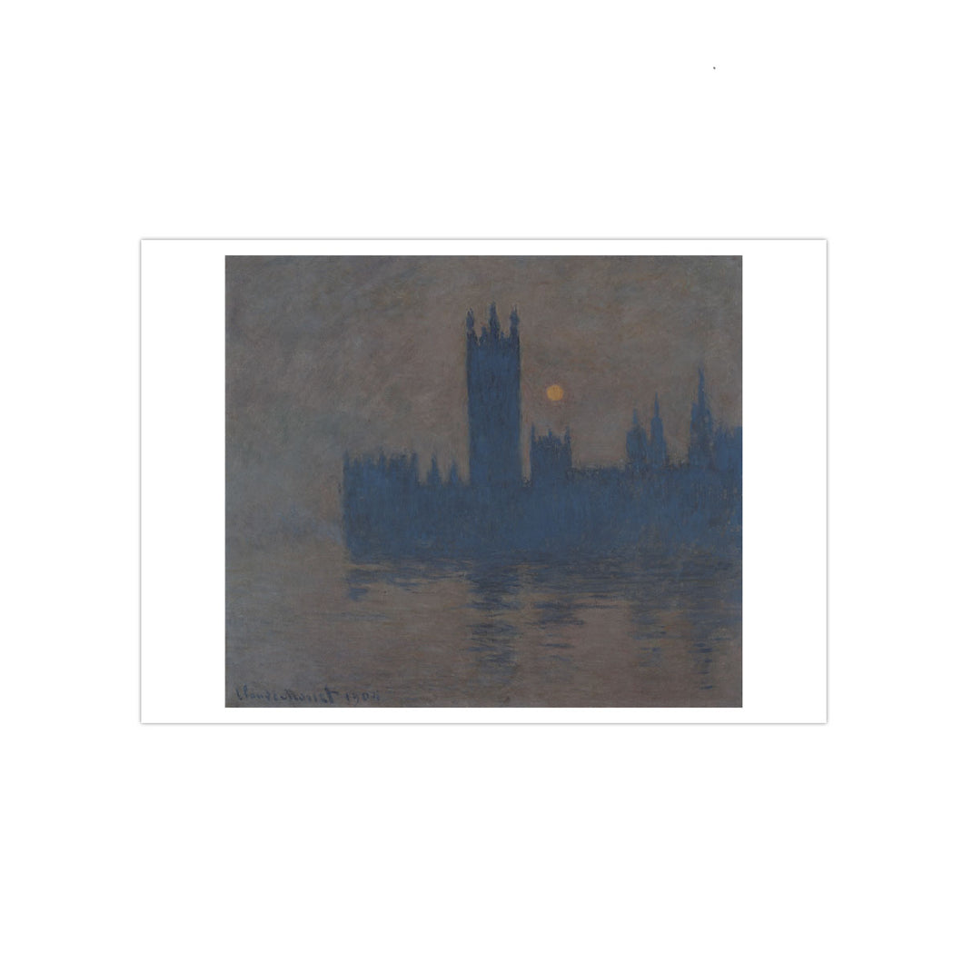 PC Monet and London Houses of Parliament, Sunset