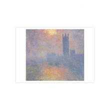 Load image into Gallery viewer, PC Monet and London, The Houses of Parliament, Shaft of Sunlight in the fog
