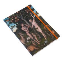 Load image into Gallery viewer, A5 Notebook Lucas Cranach Adam and Eve
