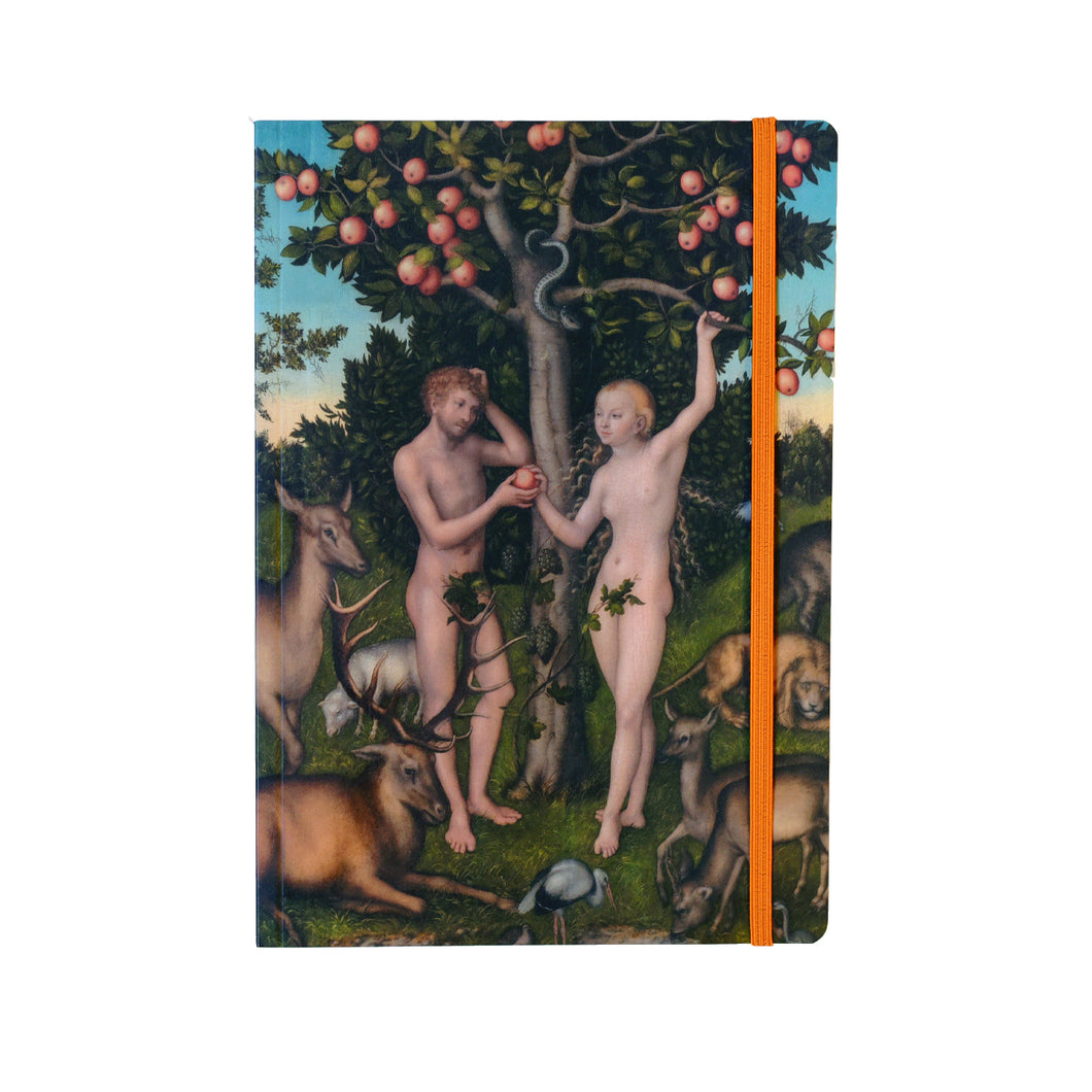 A5 Notebook Lucas Cranach Adam and Eve