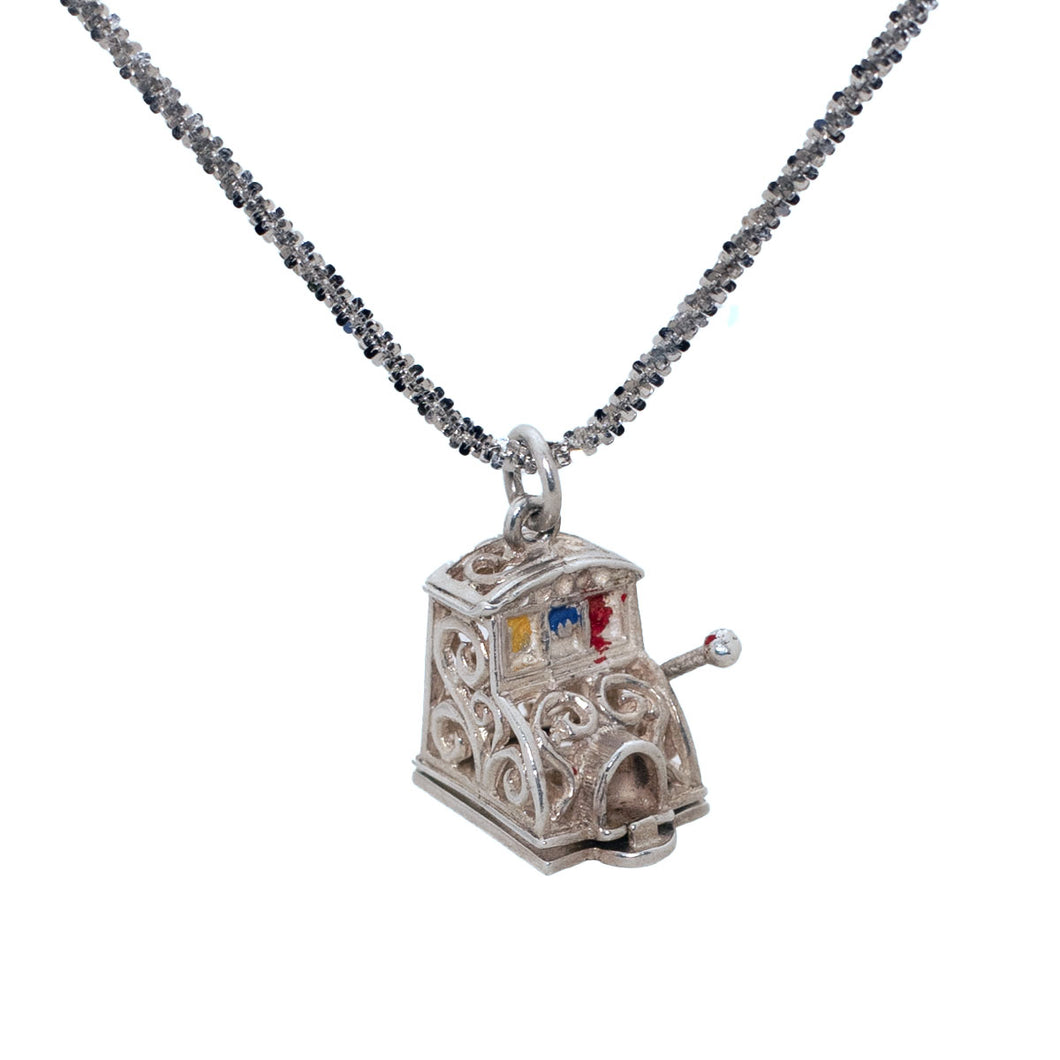 Wayne Thiebaud Vintage Slot Machine Charm