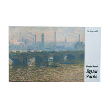 Load image into Gallery viewer, Jigsaw Puzzle Monet Waterloo Bridge, Overcast
