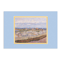 Van Gogh Peach Trees Double Mounted Print