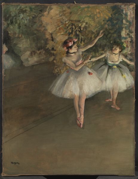 PC Edgar Degas Two Dancers on a Stage