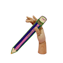 Load image into Gallery viewer, Leather Pencil Bookmark Pink
