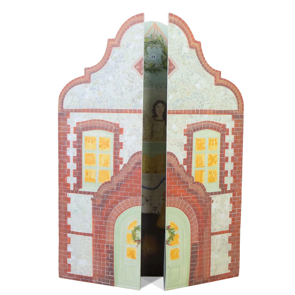 Festive Dutch Gable Advent Calendar