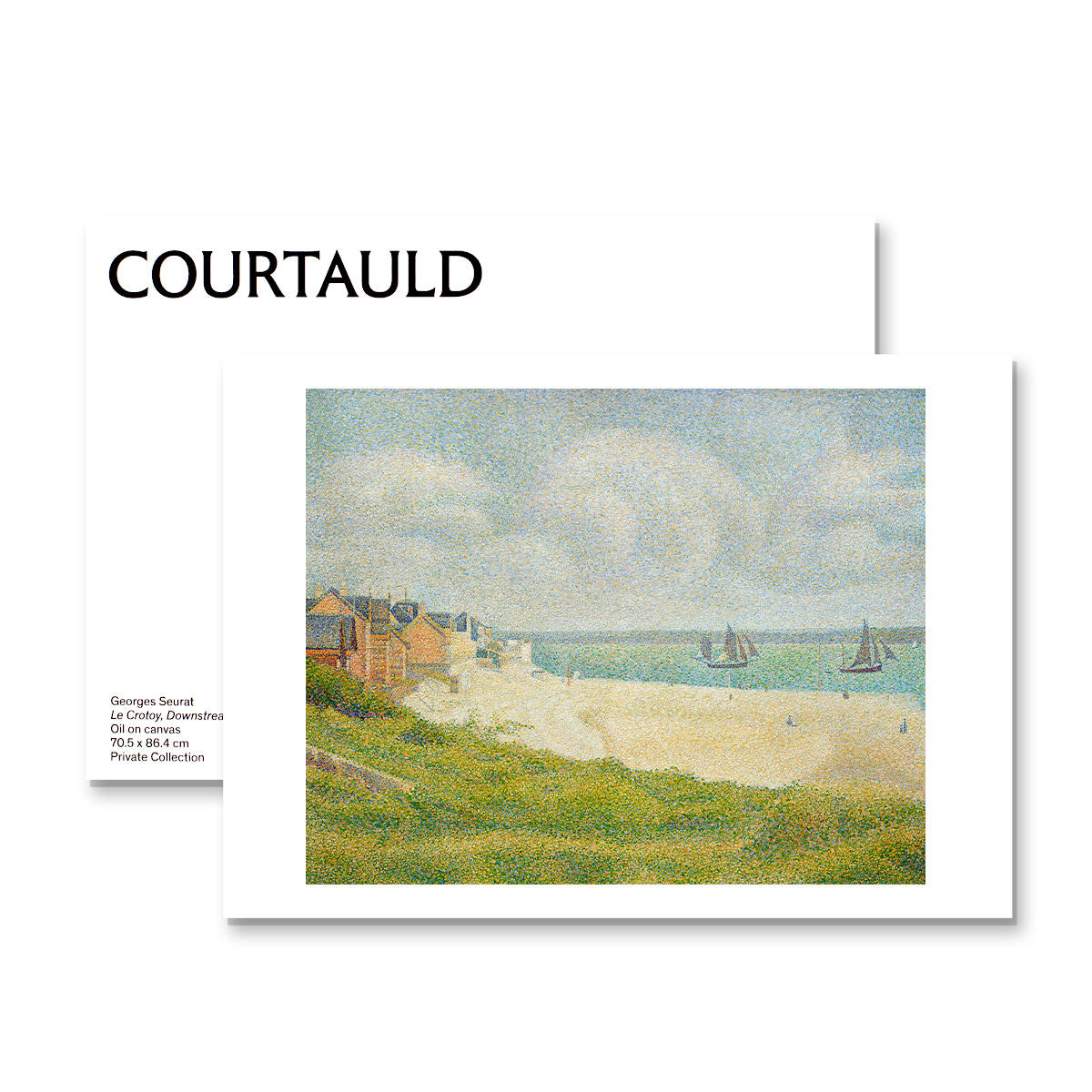 Postcard Seurat Le Crotoy (Downstream)