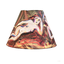 Load image into Gallery viewer, Reclining Nude Small Lampshade
