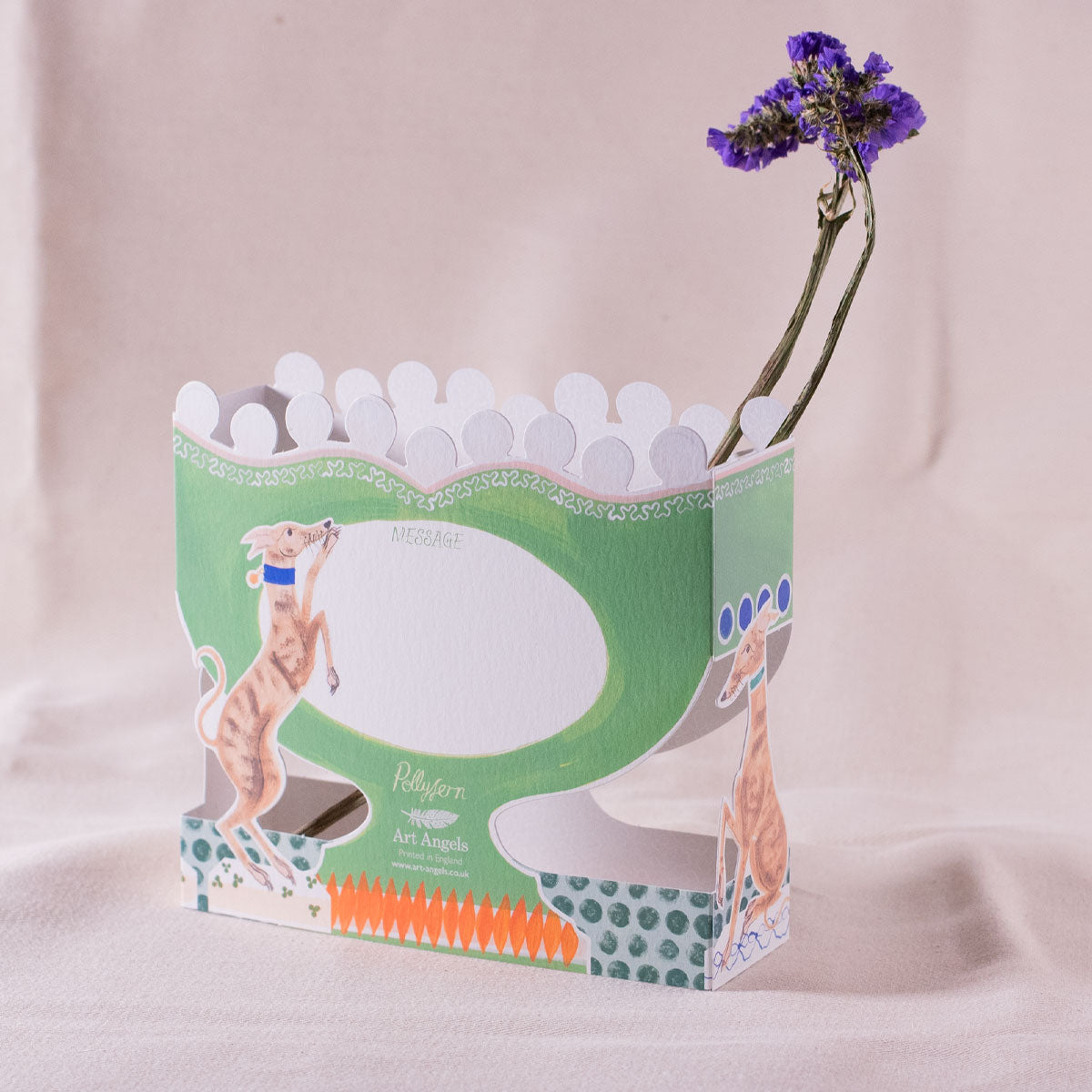 Greetings Card Roaming Horses