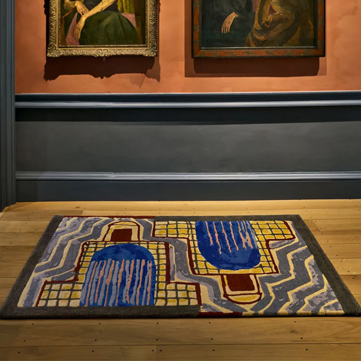 Omega Workshops Reflection Rug – The Courtauld Shop