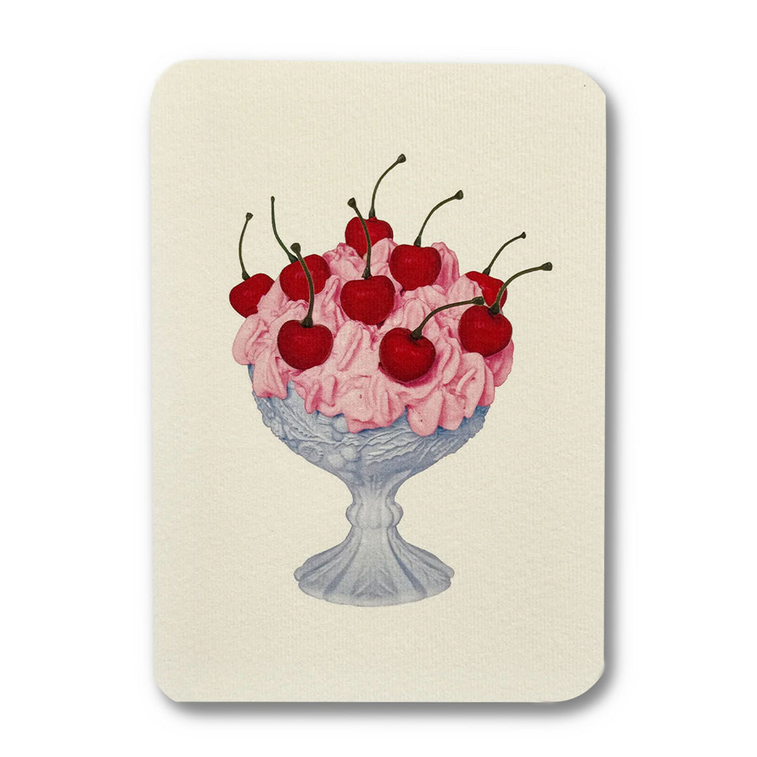 Greetings Card Strawberry Chantilly Creams