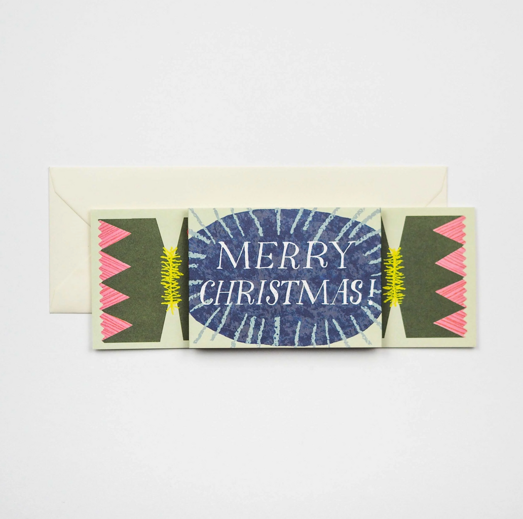 Greetings Card Christmas Cracker Diamond