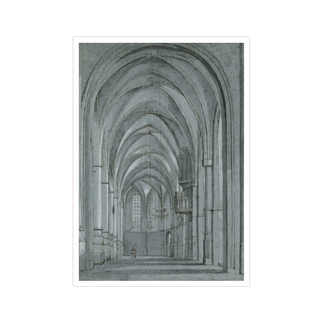 PC Pieter Saenredam South ambulatory of St Bavorkerk