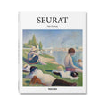 Book cover of 'Seurat' by Taschen with a painting of people by a lake.