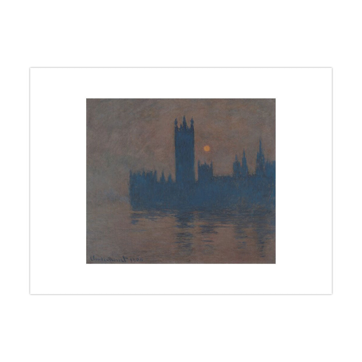 The Houses of Parliament. Sunset
