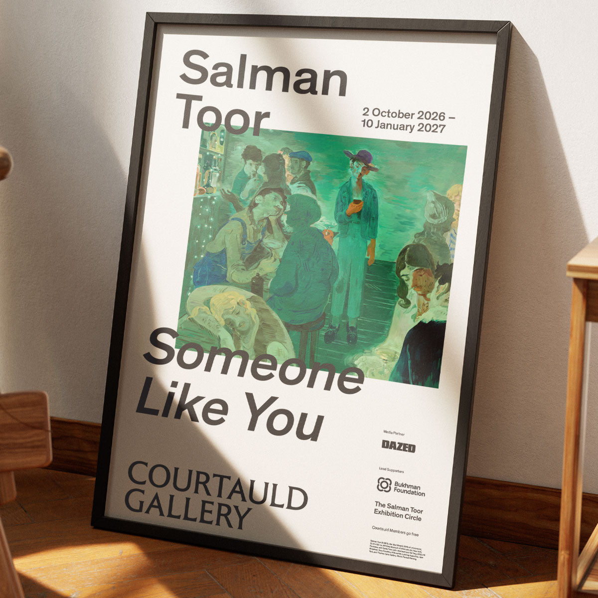 Exhibition Poster Salman Toor