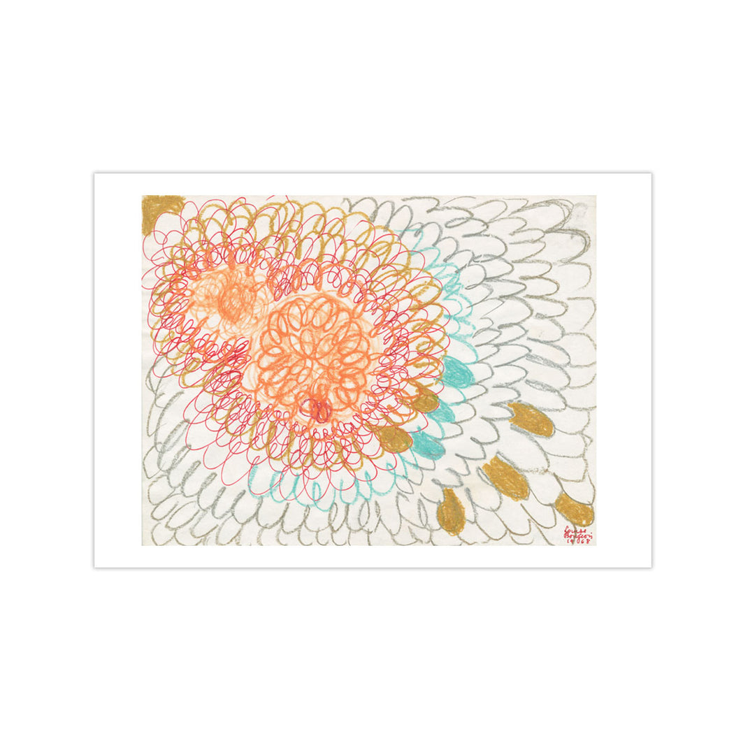 PC Louise Bourgeois Untitled 1968  (Crayon Flower)