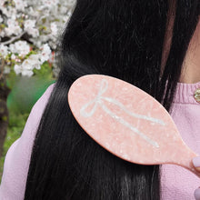 Load image into Gallery viewer, Hair Brush Pink Ballet Bow
