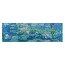 Load image into Gallery viewer, Monet Waterlillies Chiffon Scarf
