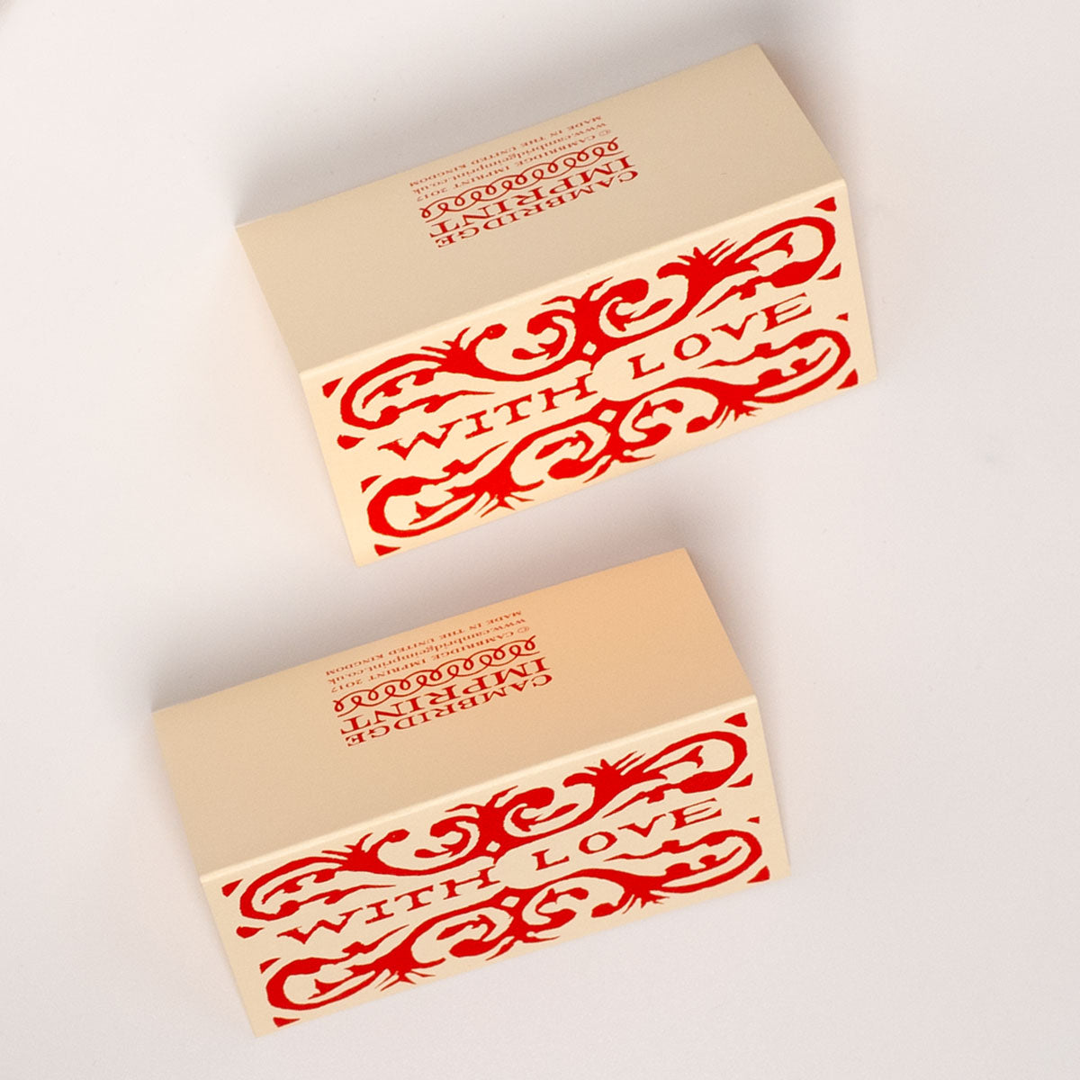 Pack of Arabesque With Love Gift Cards Red
