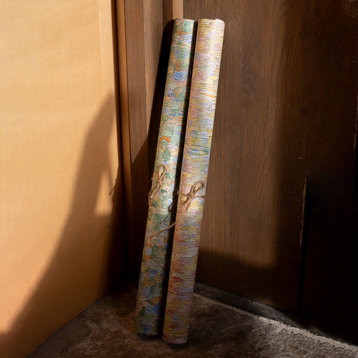 Gift Wrap Crops Seurat The Semaphores and the Cliff