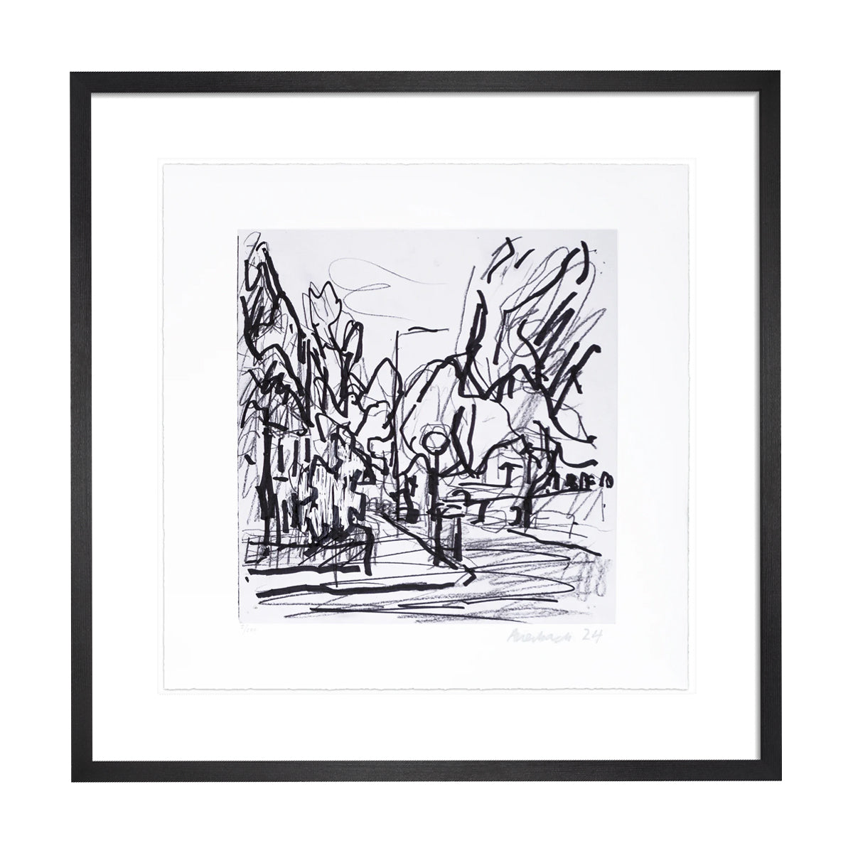 Limited Edition Frank Auerbach Mornington Terrace Framed Artist's Proof