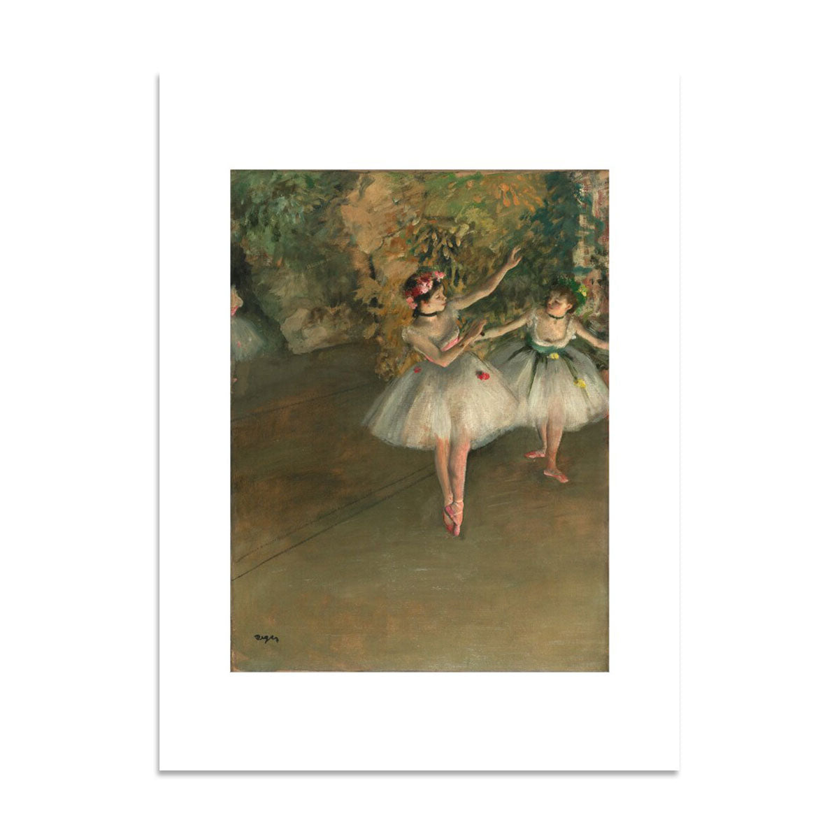 Two Dancers on a Stage