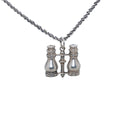 Vintage Silver Binoculars Charm