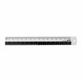 Ruler Black Stripe Aluminium Hightide 15cm