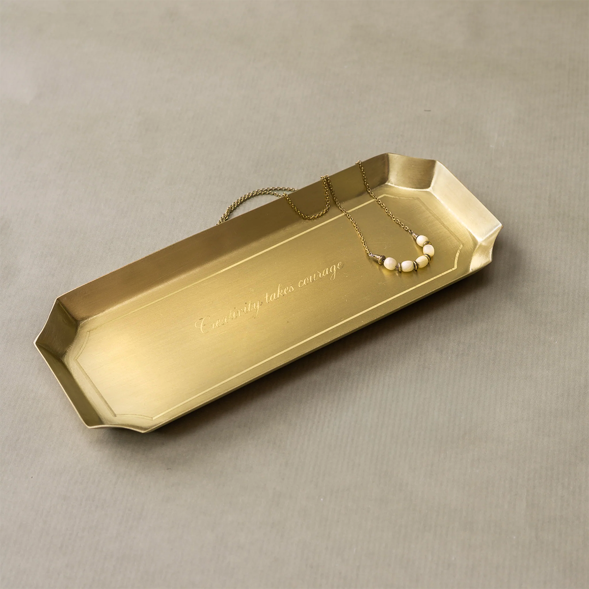 Brass Tray Creativity