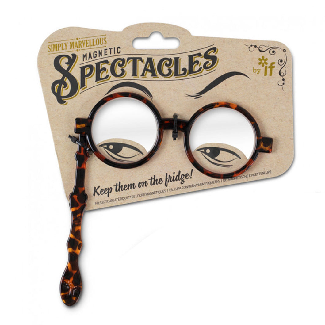 Magnifying Spectacles Tortoise Round