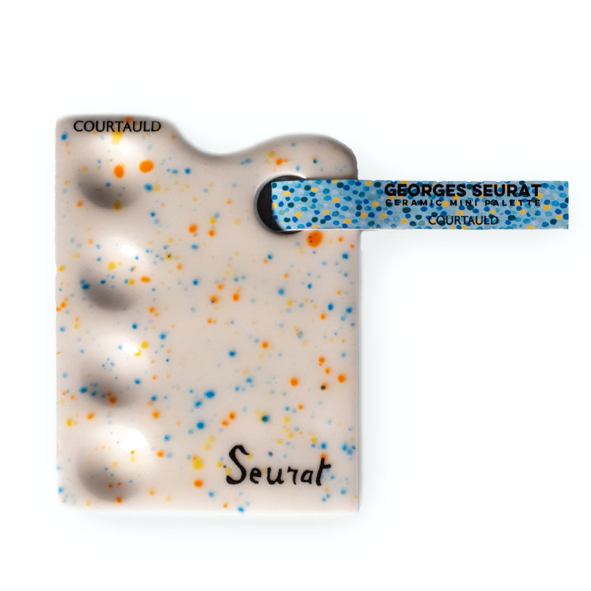 Paint Palette Ceramic Seurat