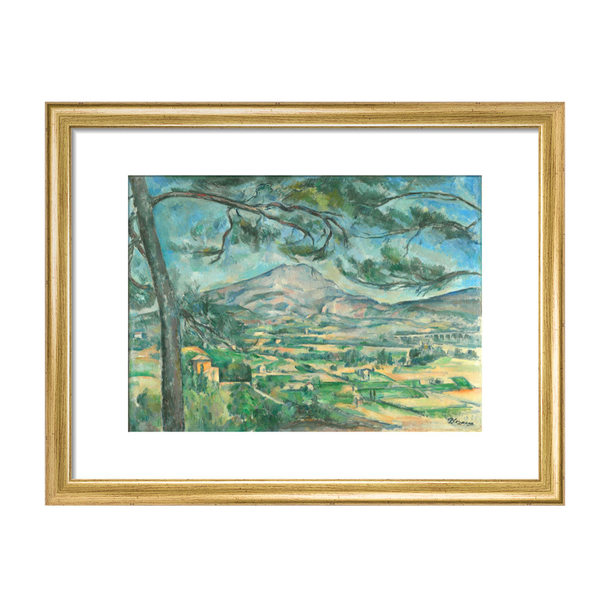 The Montagne Sainte-Victoire with Large Pine