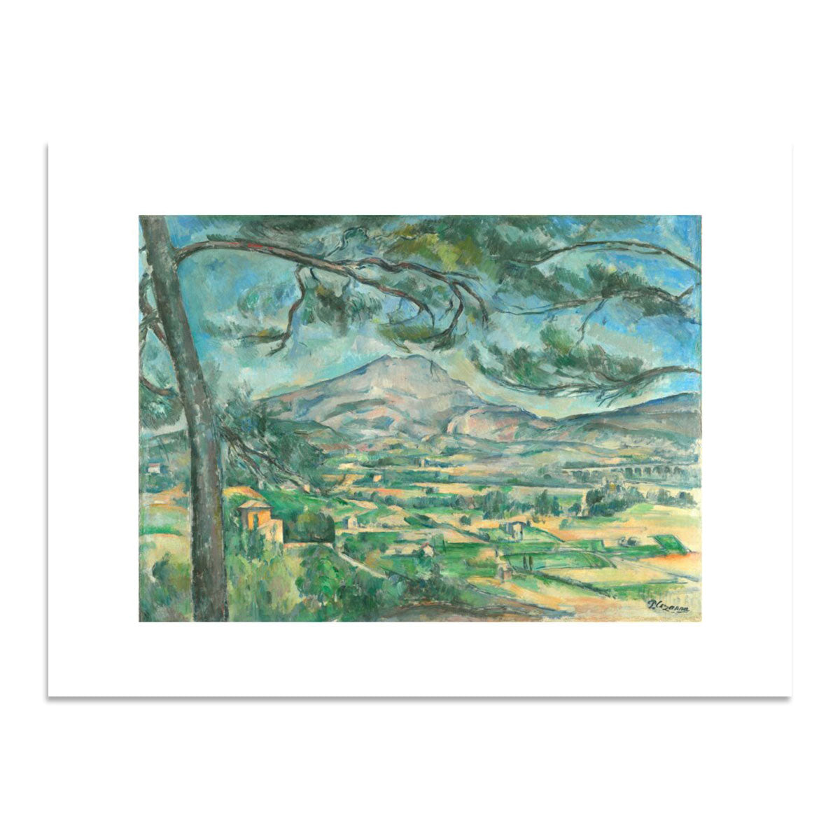 The Montagne Sainte-Victoire with Large Pine