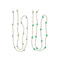 Sunglass chain beads silver