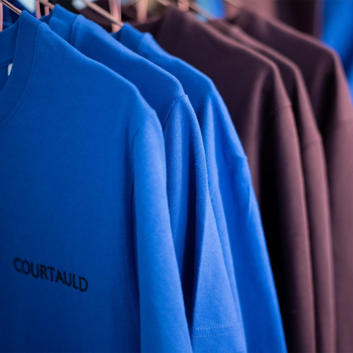 Courtauld Embroidered T-Shirt Blue L