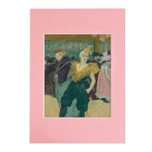 Load image into Gallery viewer, Mounted Print A4 Toulouse-Lautrec The Clown
