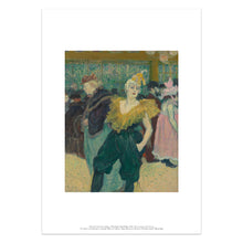 Load image into Gallery viewer, Mounted Print A4 Toulouse-Lautrec The Clown
