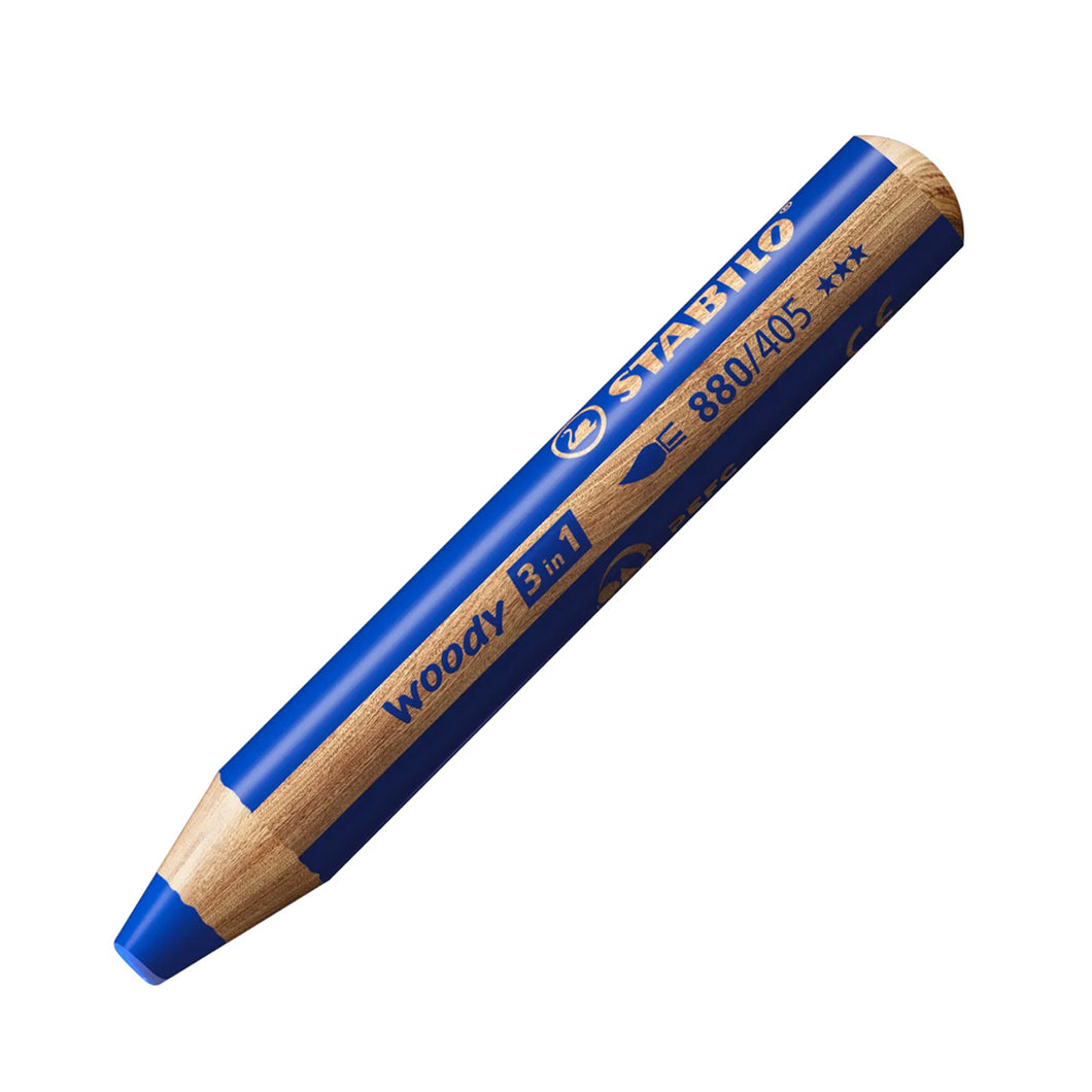 Pencil STABILO Woody 3 in 1 Ultramarine