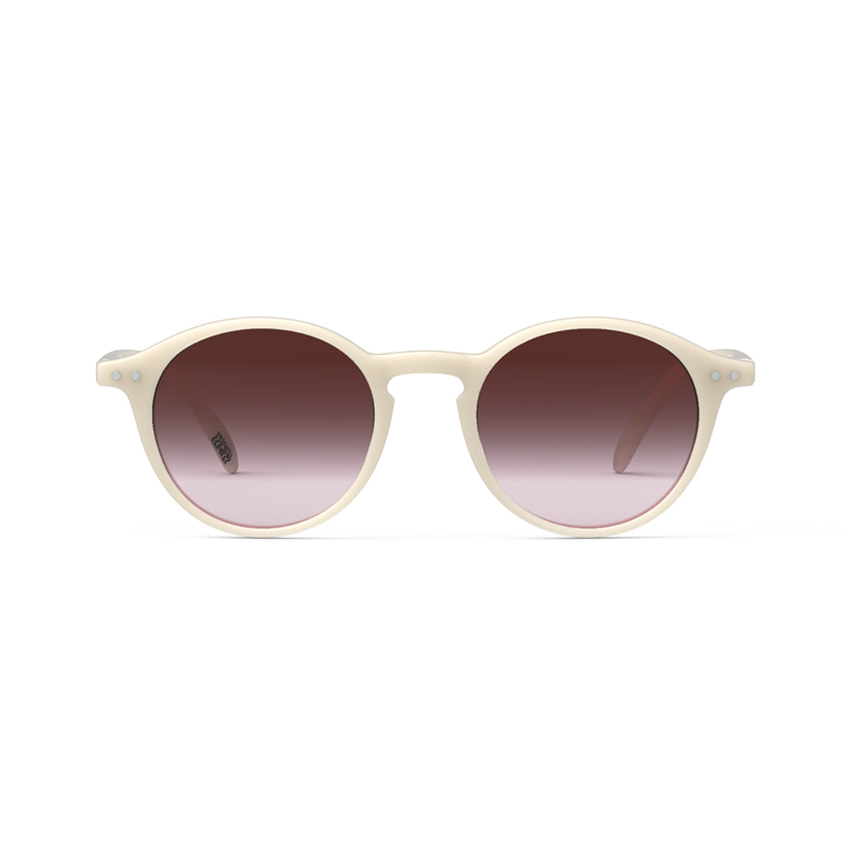 Sun Glasses Round D Vintage Cream