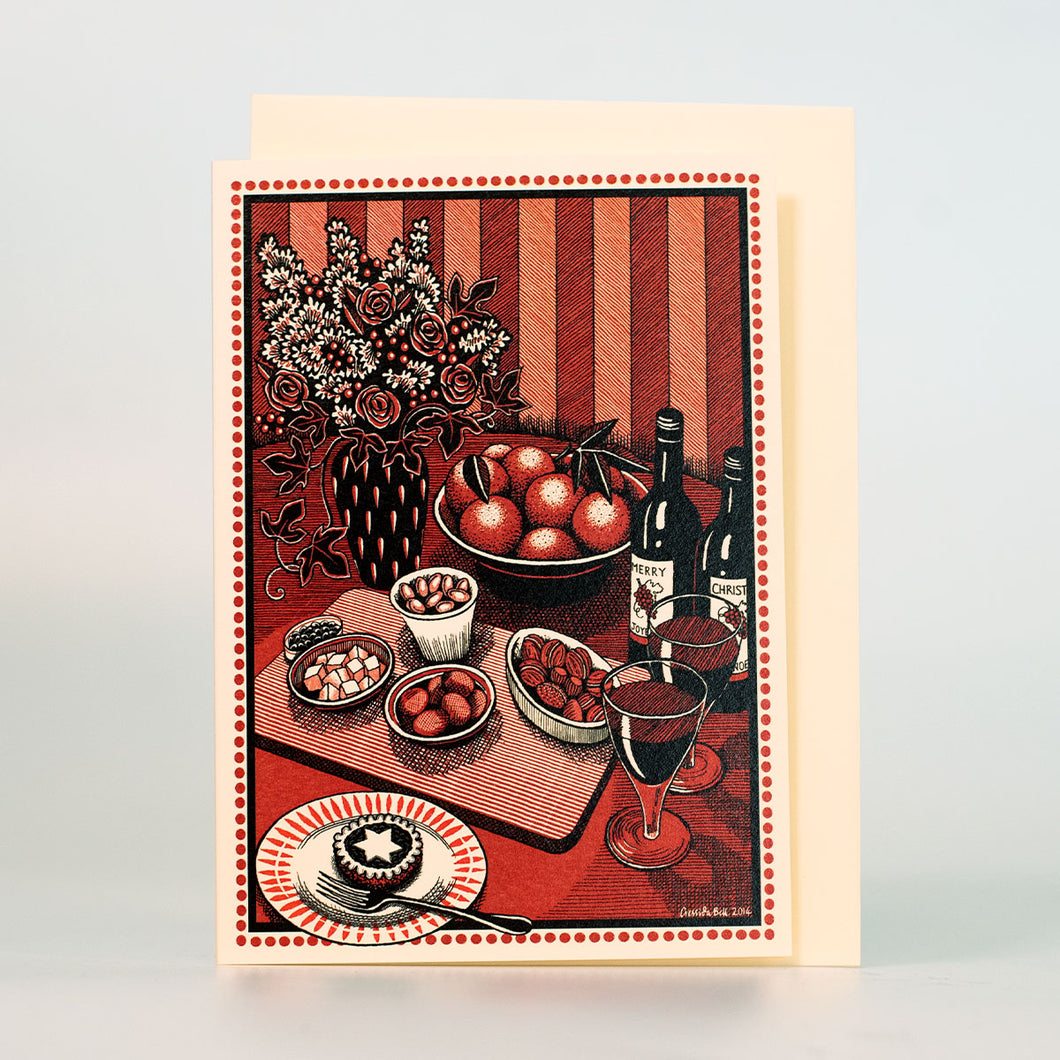 Greetings Card Cressida Bell Joyeux Noel