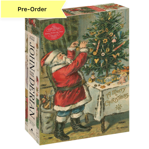 Jigsaw Puzzle Santa Trims Tree John Derian