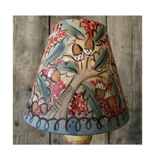 Load image into Gallery viewer, Red and Blue Acorn Extra Small Cone Lampshade
