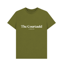 Load image into Gallery viewer, Moss Green Printed T-shirt Front
