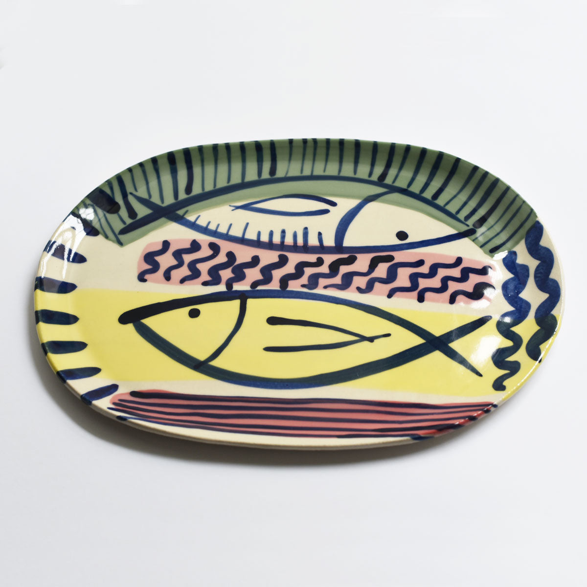Large Oval Platter Fish