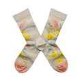 Socks Neutral Floral