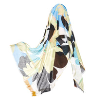 Load image into Gallery viewer, Scarf Floral Khaki
