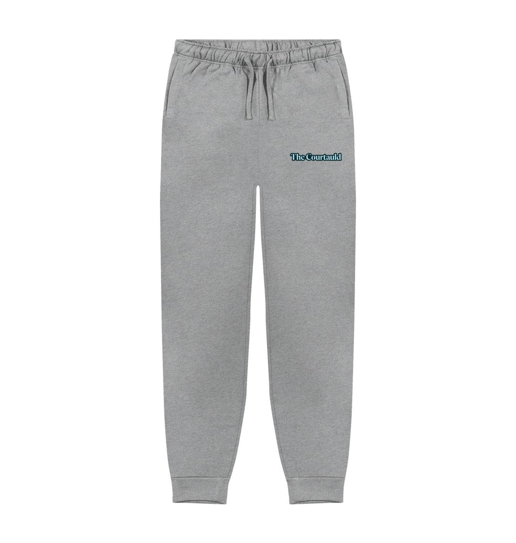 Athletic Grey Unisex Blue Logo Sweatpants