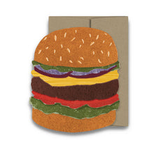 Load image into Gallery viewer, Greetings Card Hamburger
