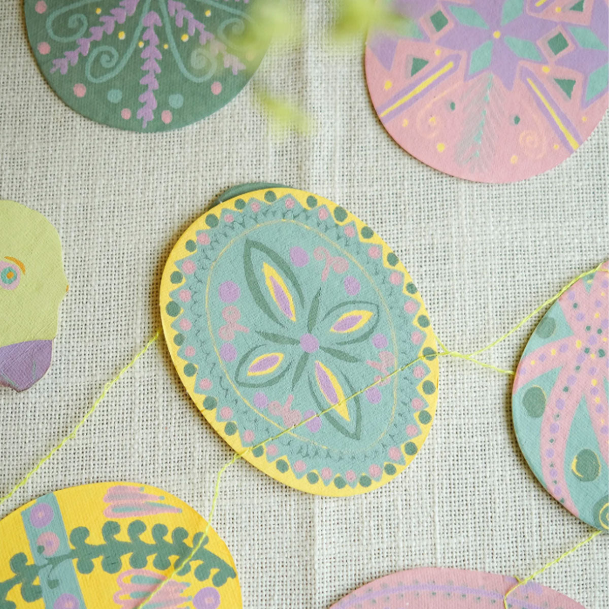 Sewn Garland Egg Hunt